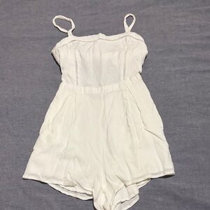 Tie back romper